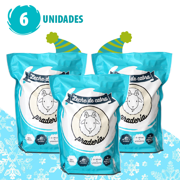 Leche de Cabra Pradería Promoción 6 Unidades