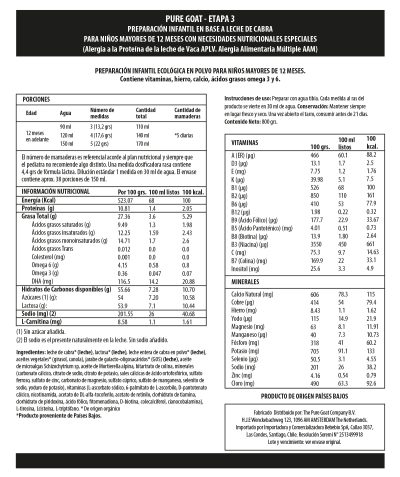 Fórmula Infantil Pure Goat